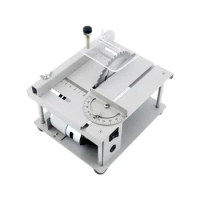 Miniature Precision Table Saw Mini Chainsaw Small Household Table Saw Portable Woodworking Sliding Table Saw Multi-Function