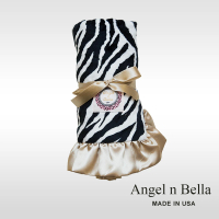 【Angel n Bella】頂級糖果豆攜帶毯 禮盒裝(經典斑馬)