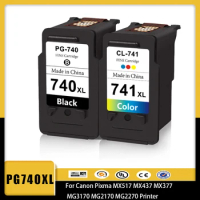 PG740XL PG740 740XL 741XL CL741 InkJet ink cartridge Compatible For Canon Pixma MX517 MX437 MX377 MG3170 MG2170 MG2270 Printer