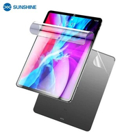 20pcs/pack SUNSHINE New SS-057P+ Tablet Hydrogel Film For SS-890C Machine Cutting 12.9 inch Matte film Front Rear Film Tablet