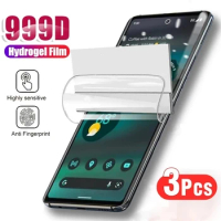 3PCS Safety Hydrogel Film For Google Pixel 3 5 3A 6 Full Cover Screen Protector For Pixel 6A 7 7A 4 XL 4A 5A