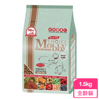 【Mobby 莫比】鹿肉&amp;鮭魚 愛貓無穀配方1.5kg(貓糧、貓飼料)