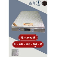 【圓夢小築】頂級舒適透氣、傳統連結式床墊(雙人加大6尺－鑫奇)