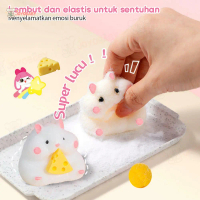 【Ready】Stress Relief Toy Squishy Hamster Donut Squishy Squeezy Fun Toys Mainan Cute mainan pencet an