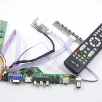 TV56 HDMI-compatible LED LCD AV VGA USB laptop controller driver board kit LP154WX4-TLB2 LP154WX4 1280X800 15.4" display Card