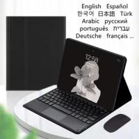 Magnetic Russian Spanish Touchpad Keyboard Case for Huawei Honor Pad 8 HEY-W09 Tablet Keyboard Cover