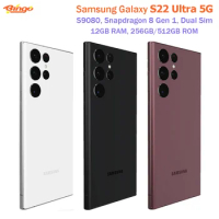 Samsung Galaxy S22 Ultra 5G S9080 256GB/512GB Mobile phone Snapdragon 8 Gen 1 Octa Core 6.8" 12GB RAM 108MP&amp;40MP Dual Sim