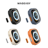 【MAGEASY】Apple Watch Ultra 2/Ultra 49mm Skin 保護殼(通用Ultra2)