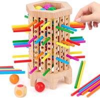 Montessori Game Wooden Board Games for Kids 4-6-8-12 36 Colorful Stick Math Educational Toys for 3 4