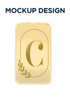 CEBUANA LHUILLIER JEWELRY Cebuana Lhuillier 18K Gold Bar - Customized Letters/Initials (C)