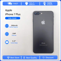 Apple iPhone 7 Plus Mobile Cell Phone Original Used Unlocked 5.5" 32/128/256GB ROM Quad-core IOS 12MP 4G Fingerprint Smartphones