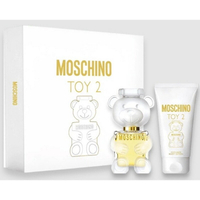 【名美香氛】MOSCHINO Toy2 熊芯未泯2 女性淡香精禮盒 旅行套組 (100ml淡香精+100ml乳液)