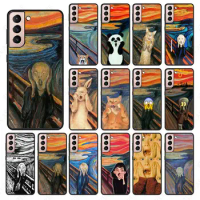 fundas Scream by Munch Phone cover Coque For samsung galaxy S24 ULTRA S23PLUS S21 S20fe S20ULTRA S21Fe S22PLUS S23ULTRA Cases