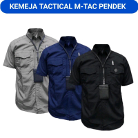 Kemeja Tactical Lapangan  PDL M Tac Lengan Pendek - Baju Kerja Crew Organisasi Club