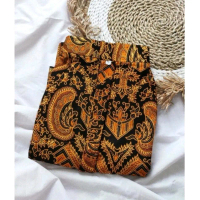 Rok Batik Wiru Jarik Jawa Tradisional Motif Semenromo Coklat Katun Bawahan Nyaman Panjang