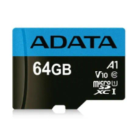 【ADATA 威剛】Premier microSDXC 64G 記憶卡(UHS-I/A1/附轉卡)