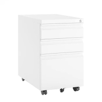 Mobile Office Cabinet Mobile Pedestal Wholesale Filing Cabinet Metal Movable Cabinets Steel Office Furniture Contemporary 10 Pcs