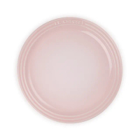 【Le Creuset】瓷器圓盤 27cm(貝殼粉-無盒)