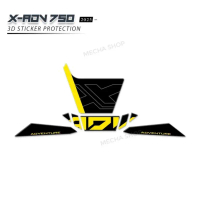 For Honda X-ADV 750 2025 front of the car, on 3D resin protective sticker on XADV-25-001 คําแนะนํากา