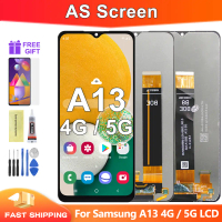 Applicable to IPS LCD For Samsung A13 4G A135 / A13 5G A136 LCD Display Digital Touch Screen with Fr