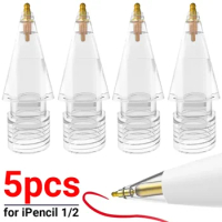 Touchscreen Pen Nibs for Apple Pencil Gen 1/2 Replacement Tip for iPencil iPad Pro Writing Painting 