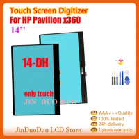 14"Touch For HP Pavilion x360 14-DH Touch Screen Digitizer Assembly For HP x360 14-dh0706nz L5119-001 14M-DH0003DX Replacement
