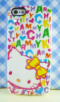 【震撼精品百貨】Hello Kitty 凱蒂貓~HELLO KITTY iPhone5手機軟殼-蠟畫(CY)