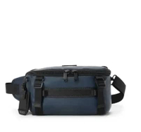 TUMI Alpha Bravo Platoon Sling Bag - Sling Bag - Navy Coated Canvas