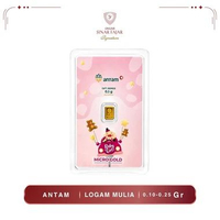 Antam Emaskita Logam Mulia Gift Series Baby Girl Car 999.9 - Termurah Asli 0.25