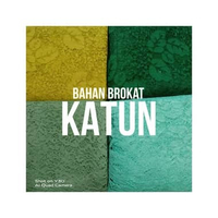 Bahan Kebaya Brokat Katun Lace Untuk Outer & Dress Modern 3 Meter biru wardah