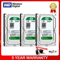 Western Digital WD Green 4TB 3TB 2TB 1TB 500GB 3.5-inch Internal Hard Drive IntelliPower 3TB SATAIII 6.0Gb/S 64MB Cache 5400RPM
