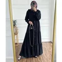 Baju TIRANI DRESS GAMIS WANITA HYGET SUPER Hitam