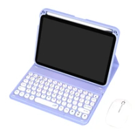 Keyboard Case Cover Magnetic Detachable BT Wireless Mouse for ipadmini6 Shell