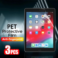 3pcs Soft PET Film For iPad Air 5 10.9 10th generation Mini 6 Screen Protector iPad 10.2 9th 8th 7th Pro 12.9 11 2022 2021 Film