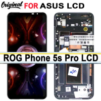 6.78" Original AMOLED Display For Asus ROG Phone 5s Pro LCD Display ZS676KS Models Touch Screen Panel Assembly Repair Parts