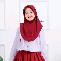jilbab bergo hamidah anak sekolah SD