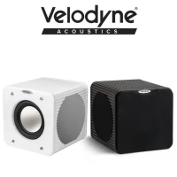 美國威力登 Velodyne MicroVee 迷你主動式超低音喇叭6.5吋 黑白雙色 公司貨-黑色