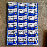 SAMPO PANTENE BIRU ISI 12SACHET 1 RENCENG