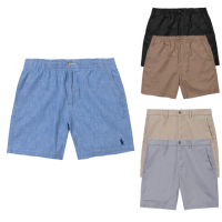 【RALPH LAUREN】RL POLO 經典刺繡小馬休閒純棉短褲 休閒褲-多色組合(平輸品)