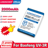 2000mAh BL-3 Battery For Baofeng UV-3R Batteries For Baofeng 3R bf-r5, bf-c50 (BL-3) BF-T6 Panda UV-3R walkie-talkie Battery