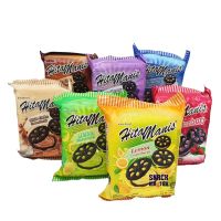 [ 1 LUSIN ] Ina Food Hitam Manis Ecer Inafood Hitam Manis Cream Biskuit - Netto 94 gr 1 pack isi 12 