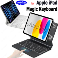 Smart Magic TrackPad Keyboard Case for iPad 10th Pro 11 12.9 2022 2021 2020 2018 Air 4 5 10.9 4th 5th Generation Magnetic Case