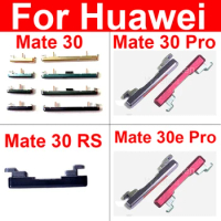 Volume &amp; Power Side Buttons For Huawei Mate 30 Mate 30Pro 30RS 30E Pro On Off Power Volume Side Switch Button Flex Clip Parts