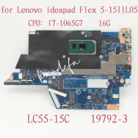 19792-3 Mainboard For Lenovo Ideapad Flex 5-15IIL05 Laptop Motherboard CPU:I7-1065G7U 16G FRU:5B21B20766 5B20S44455 100% Test OK