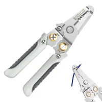 6 In 1 Wire Stripper Special Wire Pliers Tool Electric Cable Stripping Cutting Cable Stripper and Crimping Peeler Hand Tools