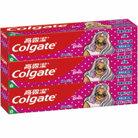 高露潔 防蛀含氟兒童牙膏 香香水果口味(芭比) 40gx3入