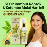 Bio Herbal Ginseng Serum 60 ML BIO HERBAL HAIR SERUM GINSENG SERUM RAMBUT ANTI RONTOK
