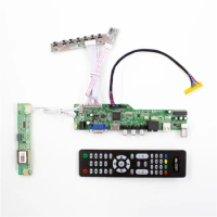 LCD TV Controller Board Support TV AV VGA Audio USB HDMI-compatible for 15.6 Inch 1280X800 LP154WX4 TLC1 LP154W01-TLA8 DIY