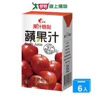 光泉果汁時刻-蘋果汁250ml*6入/組【愛買】