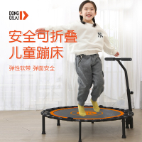 2023 Trampoline Children's Indoor and Outdoor Bouncing Bed Small Foldable Fitness  Entertainment  Dropshipping Cross-Border QQE85